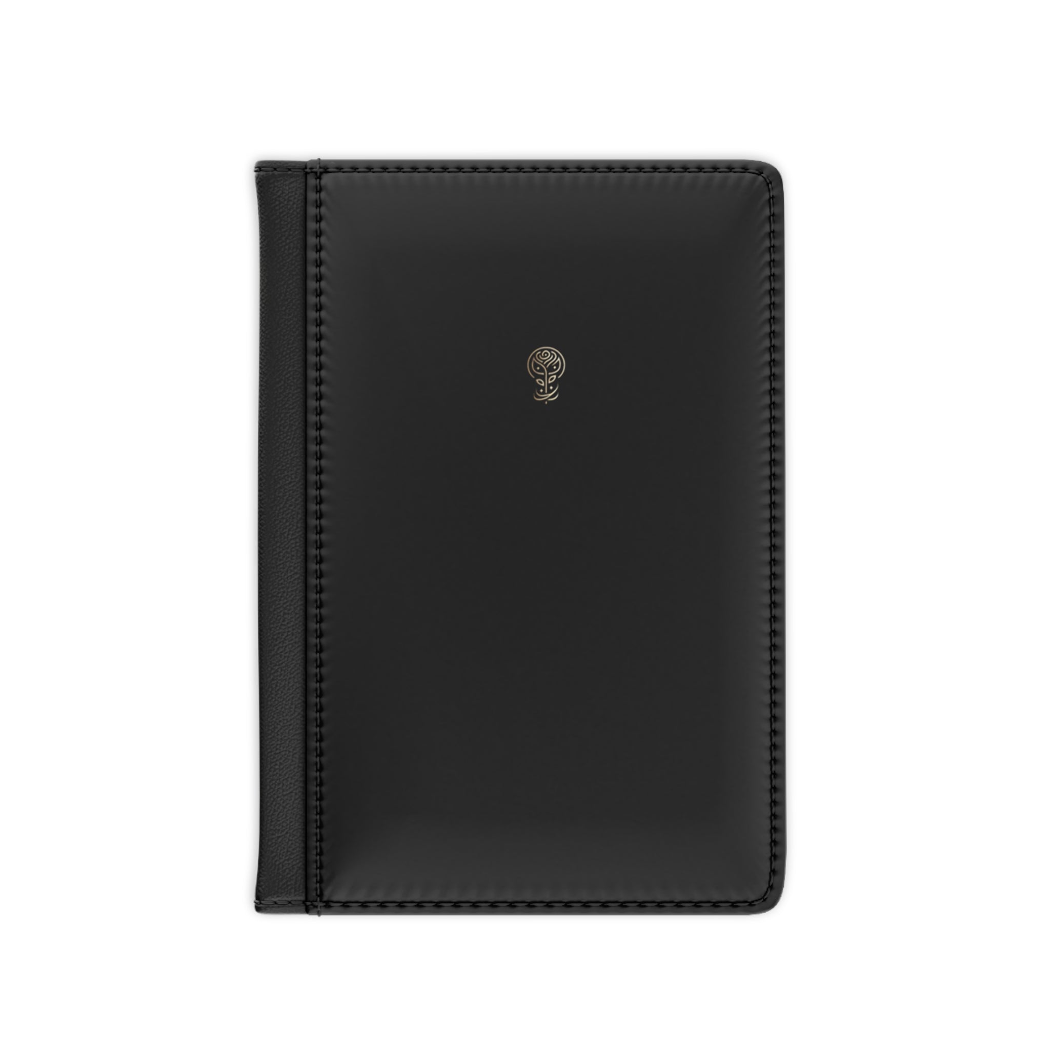 Passport Cover Jet Black Elegance