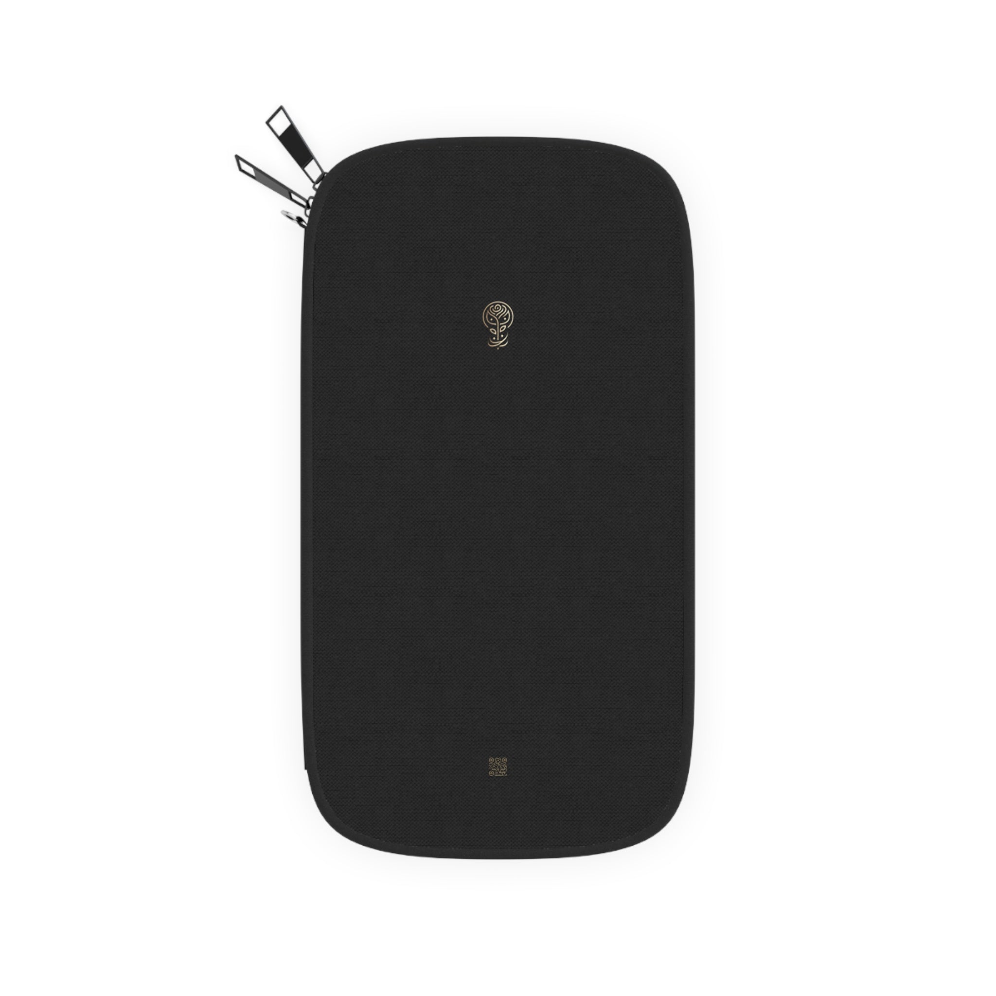 Passport Wallet Jet Black Elegance