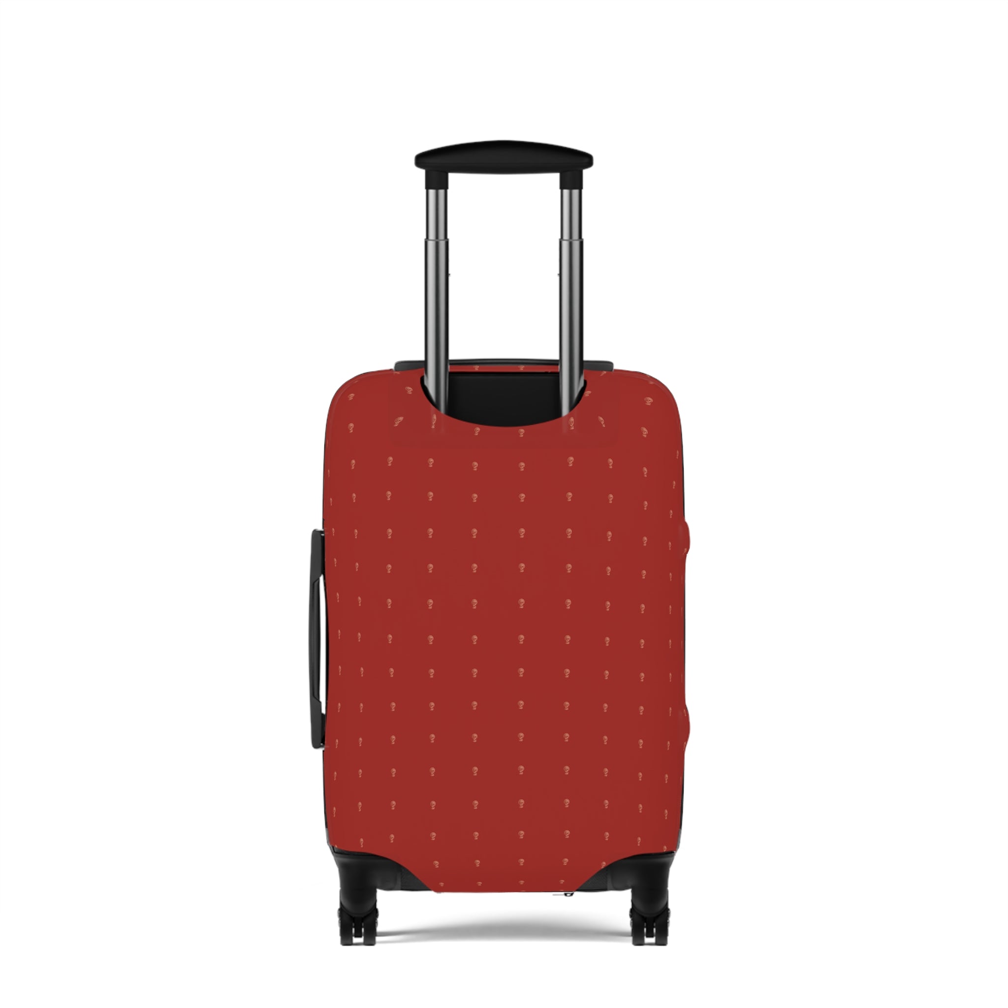 Luggage Cover Jet Black Elegance Ruby Royale